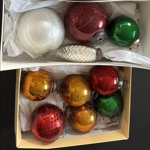 Vintage Neiman Marcus ornament set